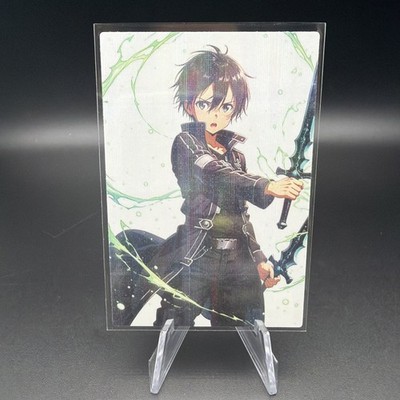 Kirito SAO Holographic Anime Collectible Trading Card