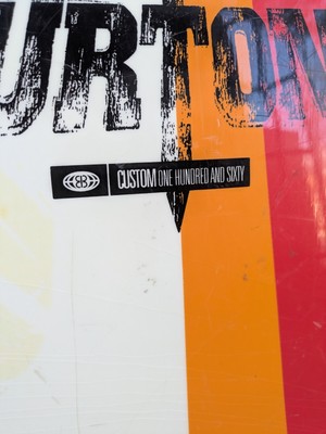 Vintage 1990s Burton Custom 160 cm Snowboard - Bikers Motorcycle