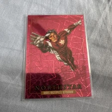 2024 UD Marvel Masterpieces '92 Platinum Pink Lasers /992 Northstar #69