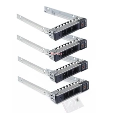 4x DXD9H 0DXD9H 2.5" SFF SAS/SATA Gen14 HDD Caddy For Dell R640 R740 with screws