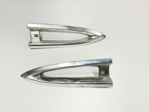 OEM!! Genuine 1959 Chevy Impala 2-Park Light Bezels- Turn Signals