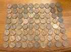 Lincoln Pennies-Lot Of 80 about 90% Wheat Straw Series