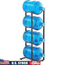 5 Gallon Water Jug Stand Space Saving Storage Rack Stable Design Rubber Feet New