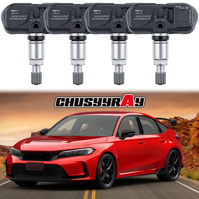4pcs Tire Pressure Sensor TPMS For Honda CRZ Insight Odyssey Element Civic Fit