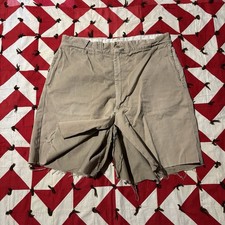 Vintage Khaki Chino Shorts For Repair AS IS FLAWS Farmhouse