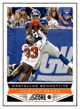 Martellus Bennett 2013 Score #38 Chicago Bears Football Card *308