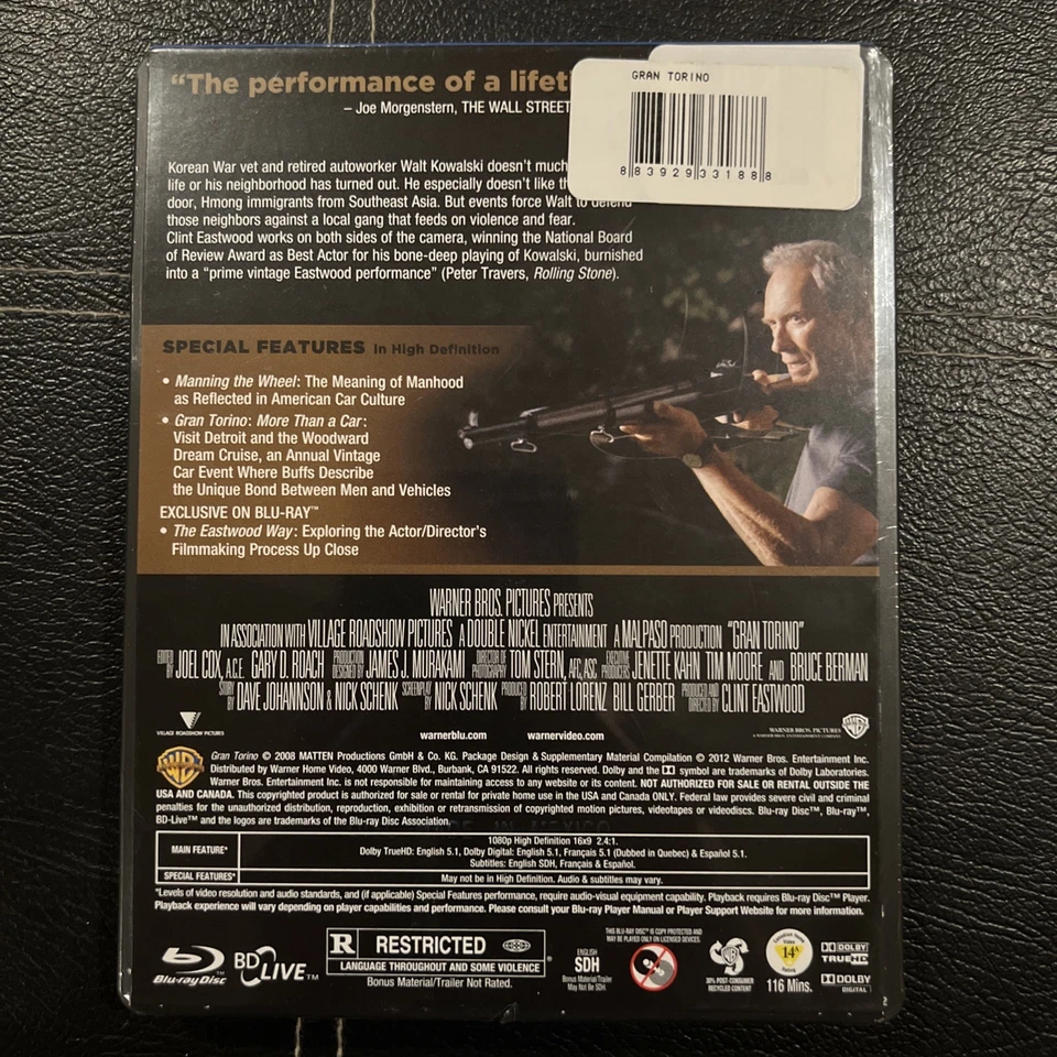 Gran Torino SteelBook Blu-ray Best Buy Exclusive [2008] New Sealed - Image 2 of 3