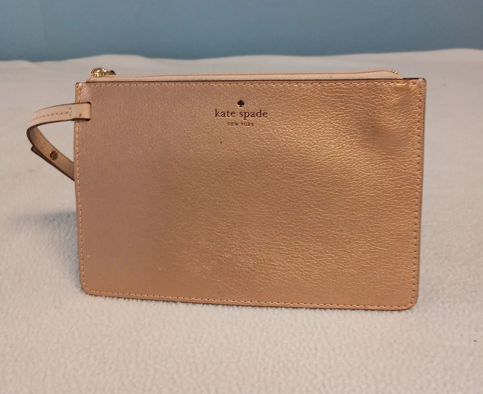 Borsa da polso Kate Spade Cameron Street Leila oro rosa nuova senza etichette