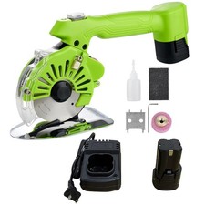 250W Cordless Fabric Rotary Cutter Electric Fabric Scissors, Round Blade Cutt...