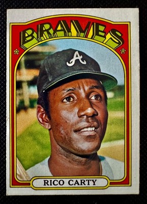 Rico Carty 1972 Topps #740 High Number Series SP - Near Mint Condition, See Pics