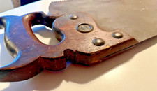 Vintage Disston Cross Cut Hand Saw - 26 inches