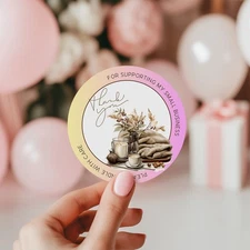 56 THANK YOU SEALS LABELS STICKERS FOR SMALL BUSINESS, CRAFTS, PARTIES 2 INCH