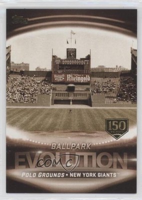2019 Topps Evolution Of: Stadiums 150th Anniversary Oracle Park Polo Grounds on6