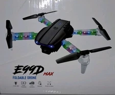 E99D Max Foldable Drone with Dual 4K Camera, App Control, FPV Live Video/Photo