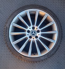 MERCEDES BENZ C CLASS W205 19" TURBINE FRONT ALLOY WHEEL 2054011300 Genuine