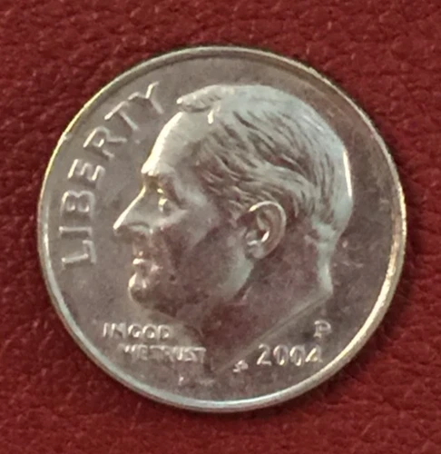 2004-P Roosevelt Dime — photo from the most recent tracked eBay sale