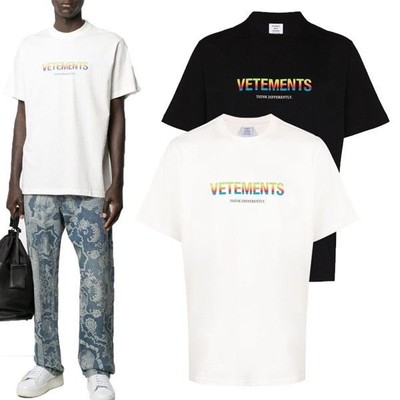vetements Rainbow Short Sleeve T-Shirt UE51TR620B UE51TR620W 24319719