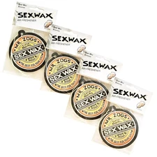 Sex Wax Coconut Air Fresheners: (4-Pack) 4 Count (Pack of 1)