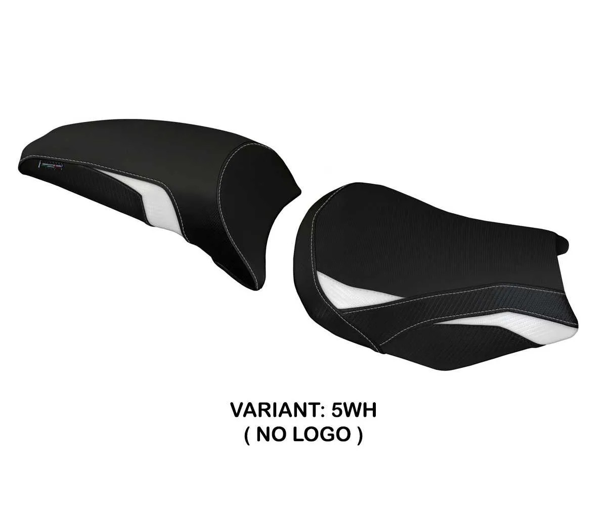 Seat saddle cover Sihu White WH TPZ Italia for Kawasaki Ninja 650 2017 > 2026
