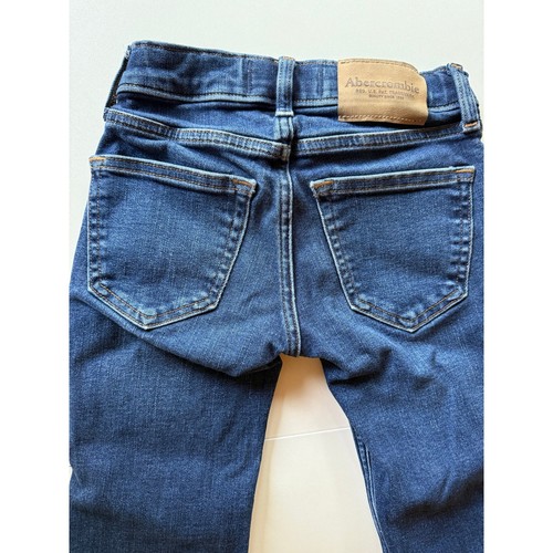 Abercrombie Kids Boys Skinny Blue Denim Jeans Size 5/6 SHORT - Picture 3 of 6
