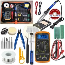 60W Electric Soldering Iron Welding Gun Tool Kit Solder Wire Desoldering Pump US