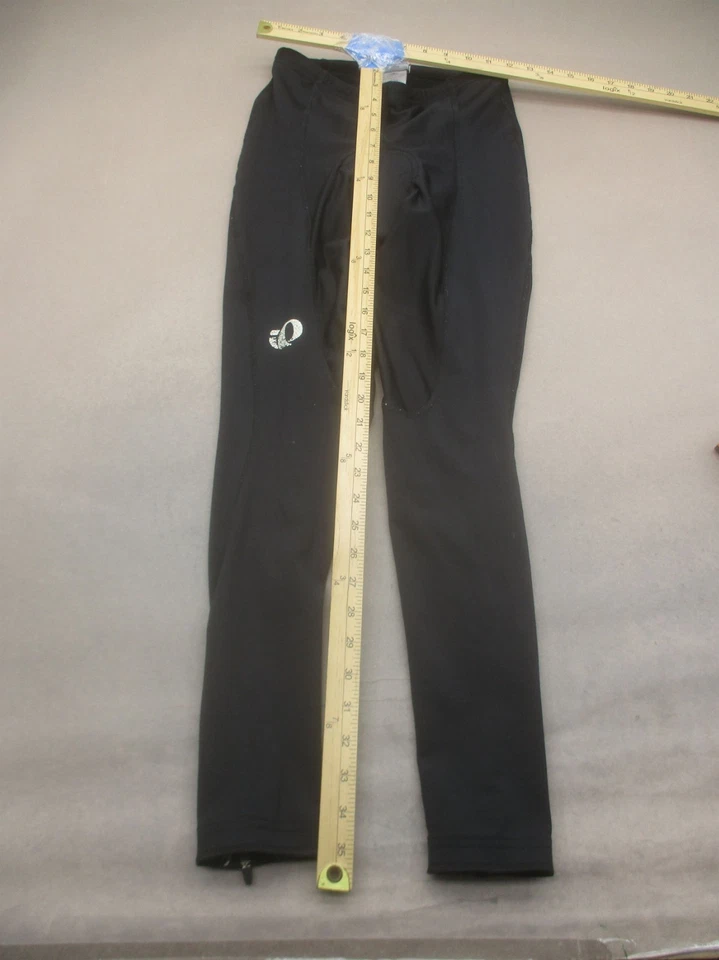 Pearl Izumi Size M Womens Black Cycling Lined Ankle Zips Compression Pants 415 - Image 2 of 4