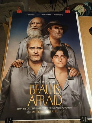 Beau Is Afraid Original Theater Poster Movie Joaquin Phoenix Ari Aster
