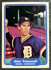 1982 Fleer Alan Trammell #283 Tigers