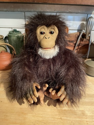 Fur Real Friends Cuddle Chimp & Banana Bottle Interactive Hasbro Tiger Electric - Picture 5 of 24