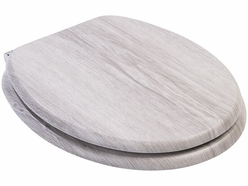 Abattant de WC O aspect bois clair BadeStern pour déco nature