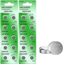 20Packs SR626SW LR626 AG4 377 V377 LR66 1.5V Watch Battery
