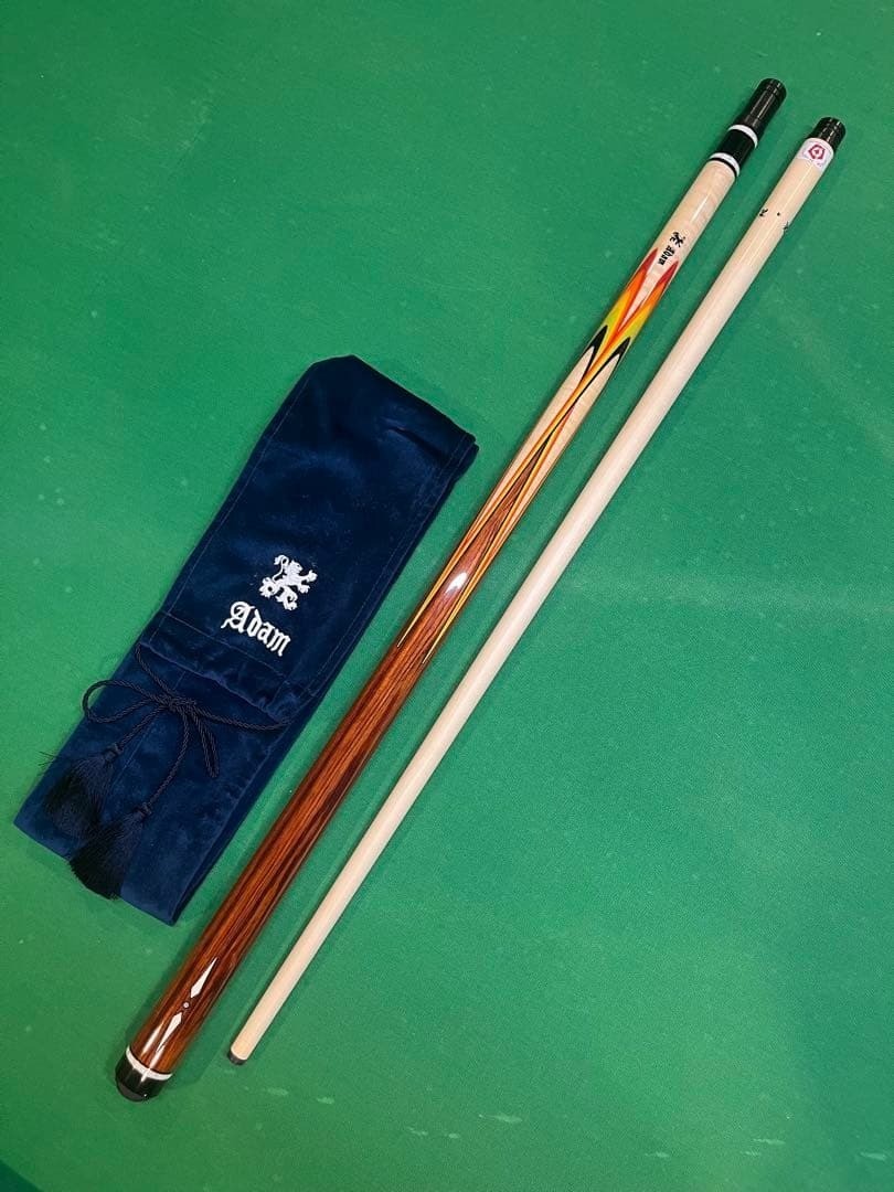Adam Musashi Carom Cue 3C New Radial Joint Butterfly splice Pool