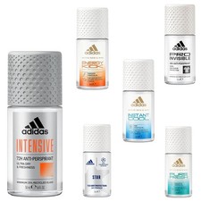6pcs Adidas Body Underarms Antiperspirant Roll-On Liquid Deodorant 72-Hour 50ml