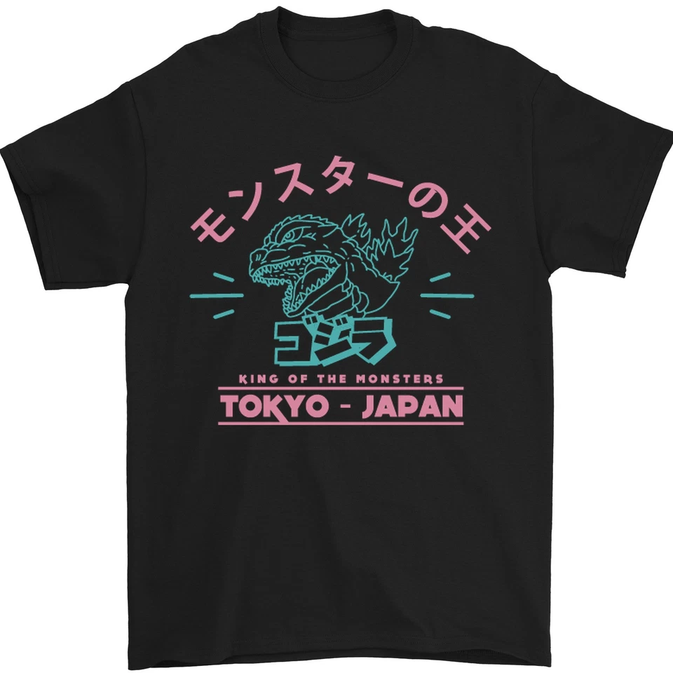 Roi Des Monstres Japon SCI-FI T-Shirt Pour Hommes 100% Coton - Photo 1/1