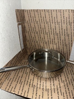 Emeril Stainless Steel Copper Core 10'' 3Qt Sauté Pan W/Lid Induction Ready
