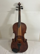 For Parts Only Vintage Violin Built By W. H. Schisler 8-5-81-