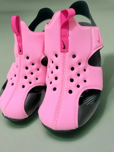 Scarpe sandali Nike bambino ragazza Sunray Protect 2 giovani taglia 2 anni NUOVI 943826 602 rosa