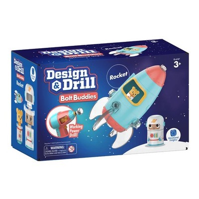 Design & Drill Bolt Buddies - Rakete Kinder Pretend Drill Konstruktionsspielzeug