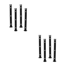 Reusable Plastic Trash Bin Lid Lock Clips 8Pcs for Secure Waste Containment