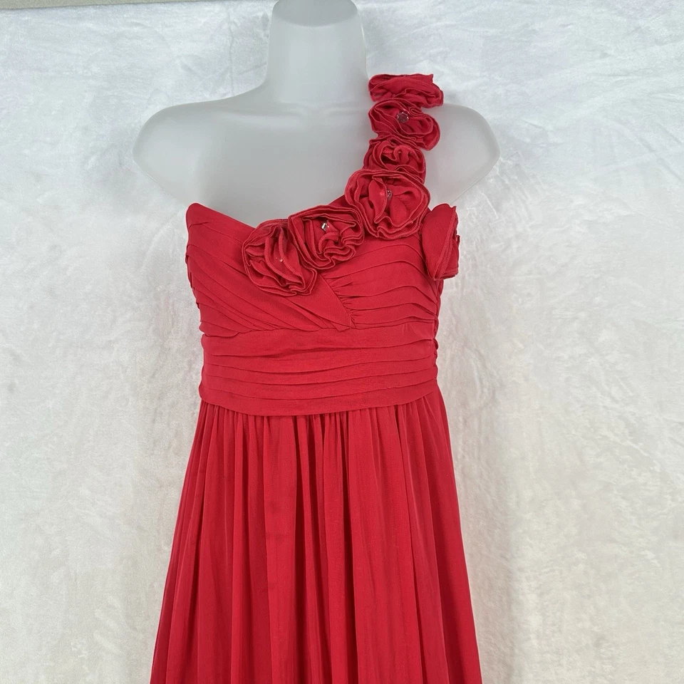 Винтажный город треугольники платье подростков 5 фуксия макси платье одно плечо 3D Y2K - Изображение 2 из 4