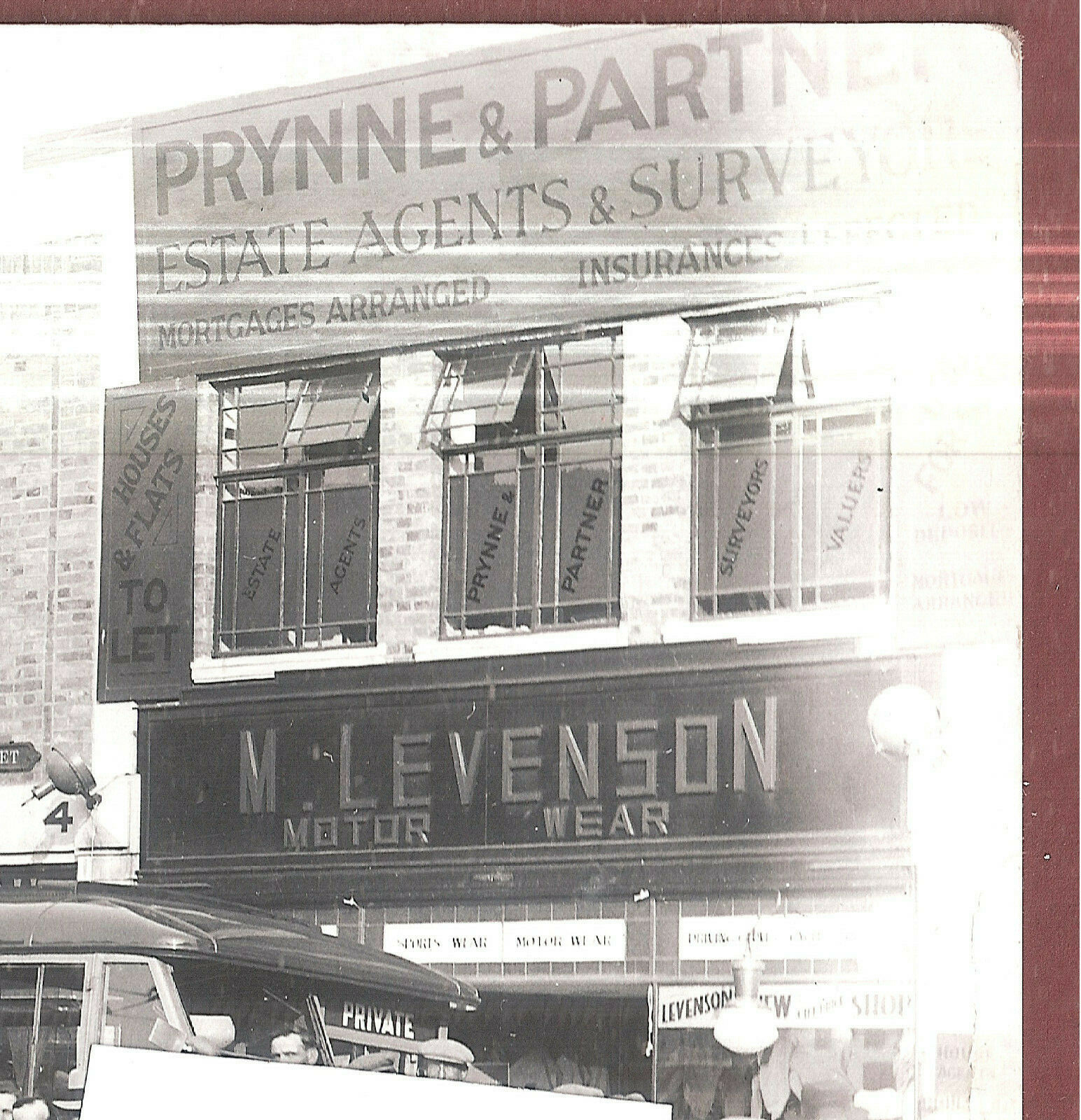 RP Ilford Roden Street Prynne & Partners M Levenson Motor Wear No.4