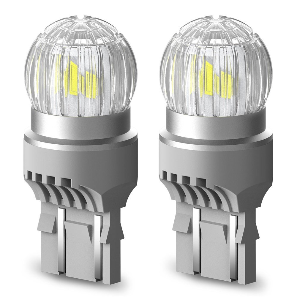 Auxito 7440 7443 2800lm led brake backup reverse light bulb super white