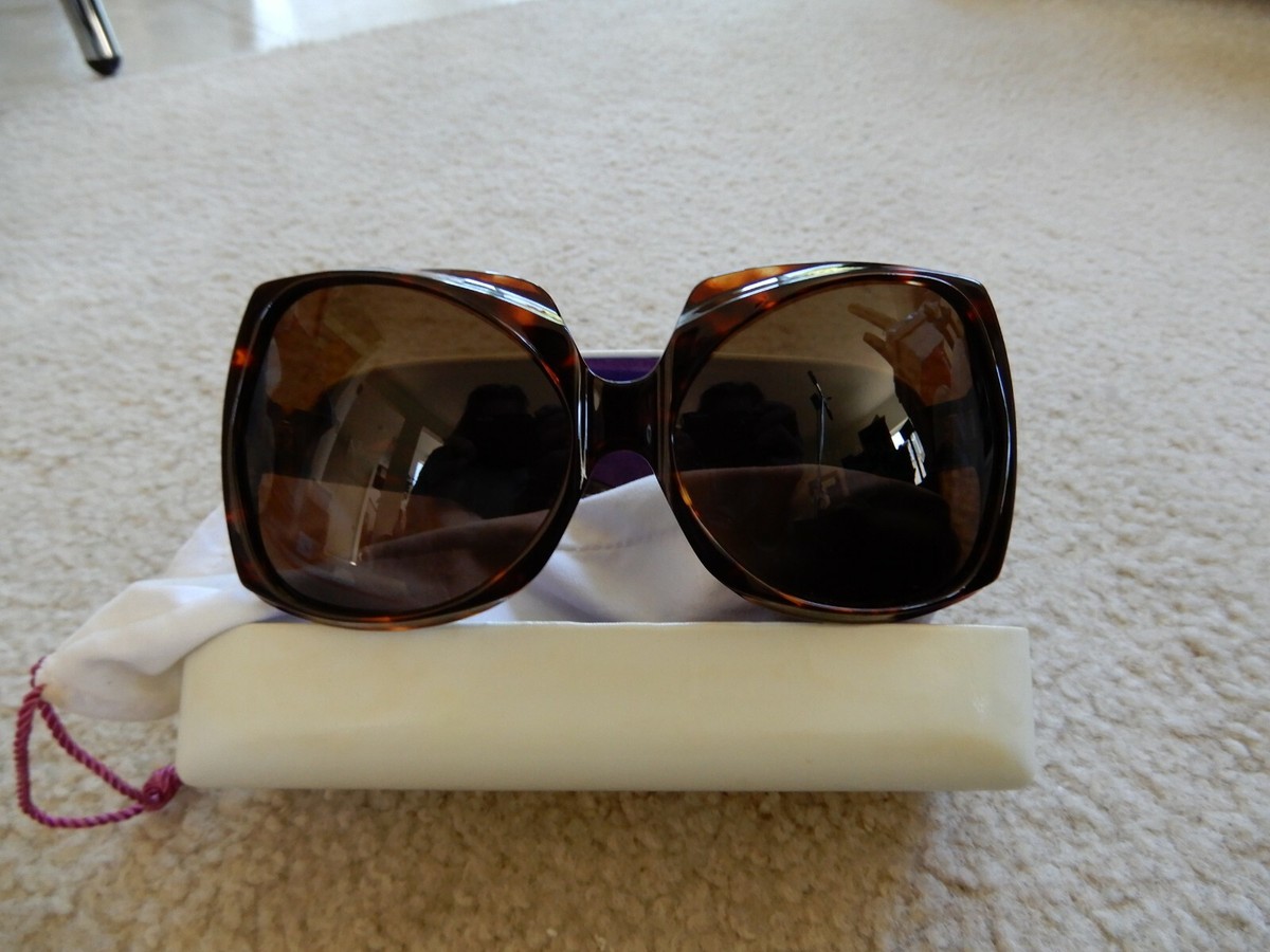 VICTORIA BECKHAM SUNGLASSES - TORTOISE SHELL MINT W/CASE AND  display picture 1