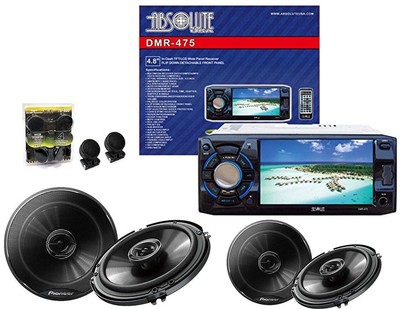 Absolute USA DMR-475 4.8-Inch DVD/MP3/CD Multimedia Player Widescreen Receiver W