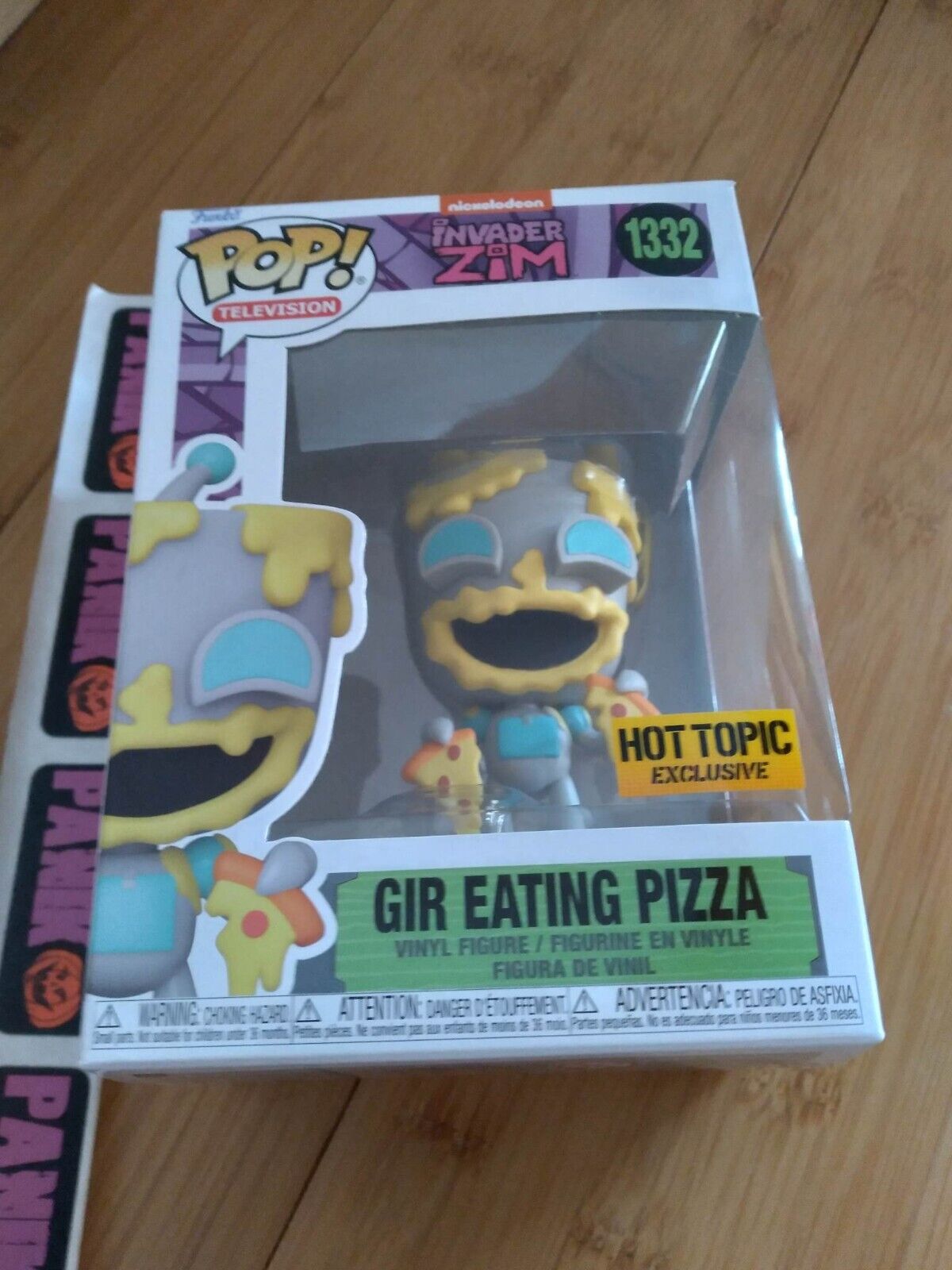 Funko Pop! Animation Invader Zim GIR Eating Pizza 1332 Exclusivo - Moça do  Pop - Funko Pop é aqui!