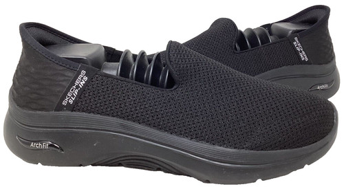 Skechers Women's Slip-Ins Go Walk Arch Fit Delara Shoes Black Size:7.5 167i