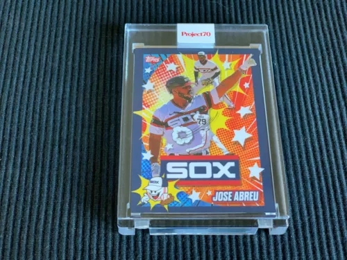 2021 TOPPS PROJECT 70 #777 JOSE ABREU / SKET ONE  *ENCASED ART*  WHITE SOX