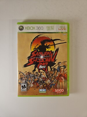 Samurai Shodown Sen (Microsoft Xbox 360, 2010) Tested CIB With Manual 