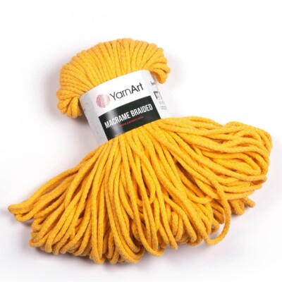 Garn Art. Makramee geflochtene Stricken/Häkeln weiche Kordel - 5 mm 67 m 250 g Farbton 764