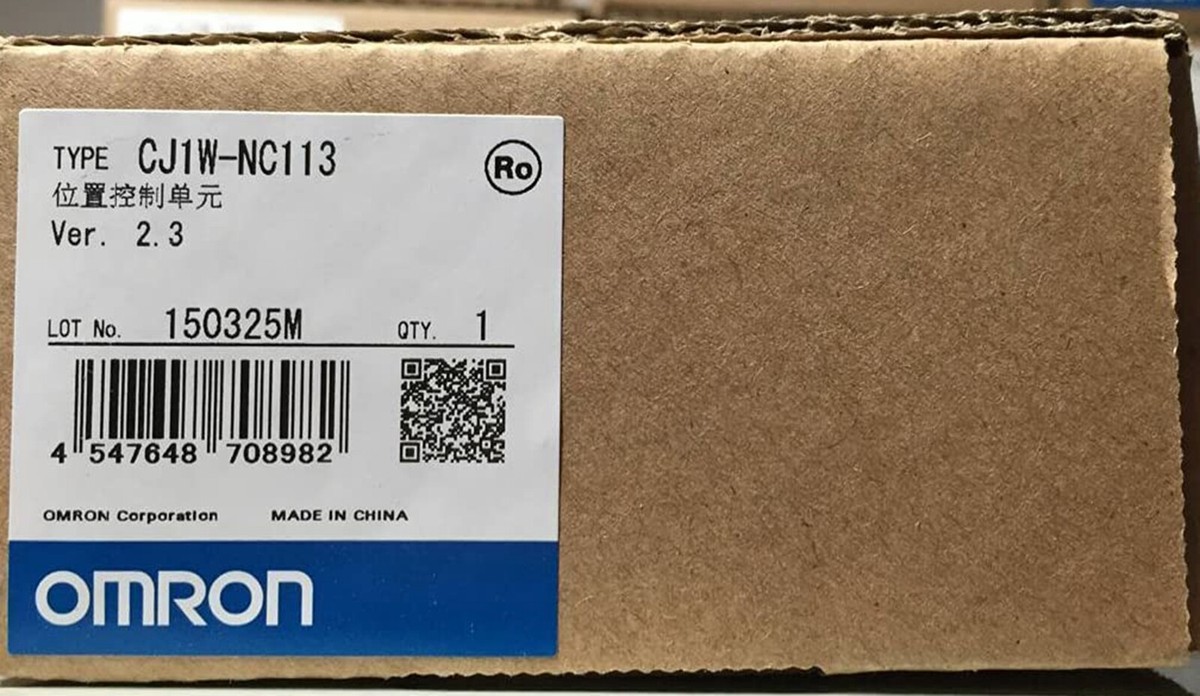 NEW OMRON CJ1W-NC113 INPUT OUTPUT UNIT 1 AXIS PULSE OUT PLC MODULE 